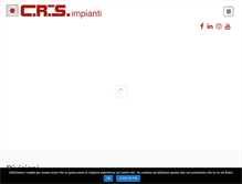 Tablet Screenshot of crsimpianti.it